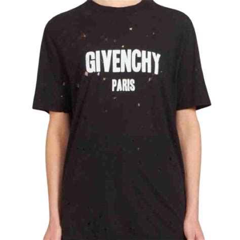 givenchy t-shirt homme|Givenchy top with holes.